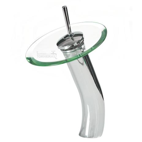 Torneira Monocomando Cascata Alta Waterfall Vidro 2202 - Império das torneiras é boa?