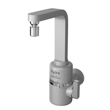 Torneira Multitemperatura HYDRA SLIM Parede 4T 5500W 220V Prata Fosco - Alba eletronicos é boa?