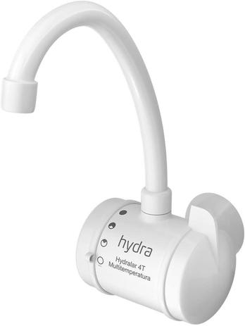 Torneira Multitemperatura Hydralar 4t 5500w 220v Parede Branco Tphl.4.552Br Hydra Menor preço em Torneira Multitemperatura Hydralar 4t 5500w 220v Parede Branco Tphl.4.552Br Hydra
