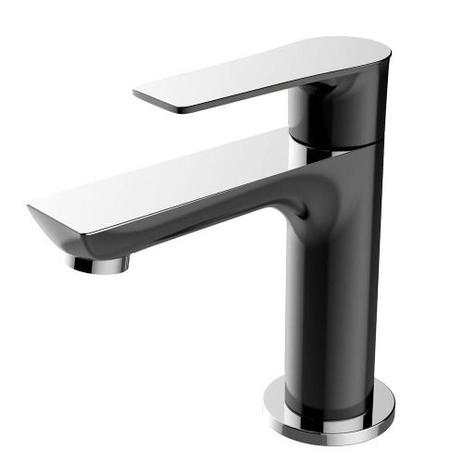 Torneira P/ Lavatório De Mesa Bica Baixa - Preto C/ Cromado - Jiwi Menor preço em Torneira P/ Lavatório De Mesa Bica Baixa - Preto C/ Cromado - Jiwi