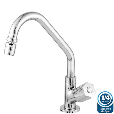 Torneira Para Cozinha 1/4 De Volta De Mesa / Bancada Bica Móvel C50 Em Metal Linha Robust - Lg metais Menor preço em Torneira Para Cozinha 1/4 De Volta De Mesa / Bancada Bica Móvel C50 Em Metal Linha Robust - Lg metais