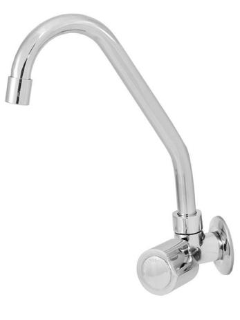 Torneira para Cozinha 1168 Metal Cromado C-40 Bica Móvel Parede LP é boa?