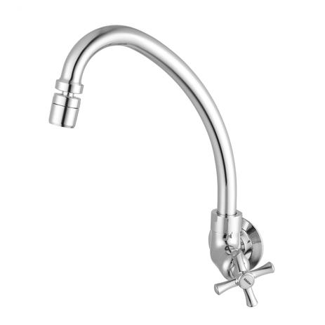 Menor preço em Torneira para Cozinha com Bica Móvel de Parede 1187 Tetra Meber Metais Cromado