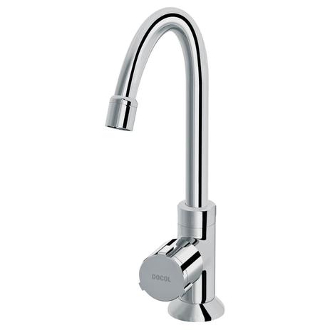 Torneira para Cozinha de Mesa Bica Alta Docol Riva 1/2'' e 3/4'' Chrome Menor preço em Torneira para Cozinha de Mesa Bica Alta Docol Riva 1/2'' e 3/4'' Chrome