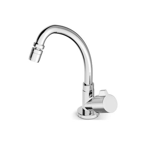 Torneira para Cozinha de Mesa Fit Cromada - Celite Menor preço em Torneira para Cozinha de Mesa Fit Cromada - Celite