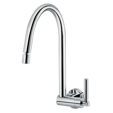 Torneira para Cozinha de Parede Bica Alta Docol Novitá 1/2 e 3/4 Chrome Menor preço em Torneira para Cozinha de Parede Bica Alta Docol Novitá 1/2 e 3/4 Chrome