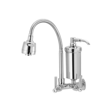 Torneira para Cozinha de Parede Bica Móvel com Filtro 1/4 de Volta Cromado C55 Gourmet - Forusi é ruim? Torneira para Cozinha de Parede Bica Móvel com Filtro 1/4 de Volta Cromado C55 Gourmet - Forusi é boa?