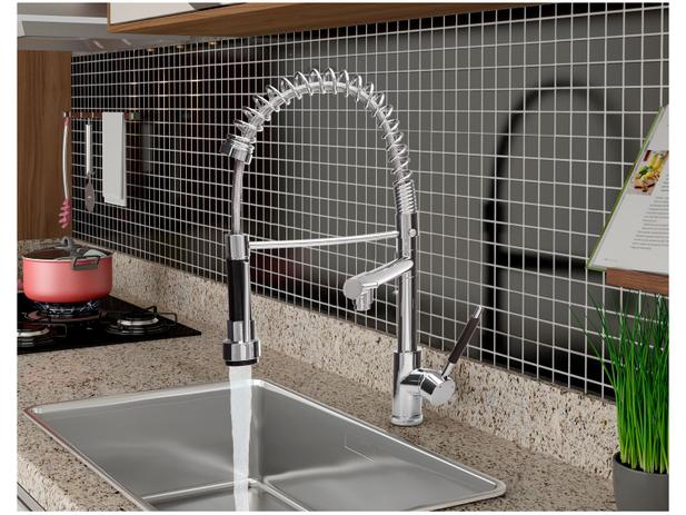 Torneira para Cozinha Gourmet Dupla de Mesa – com Monocomando Nell AM-2679