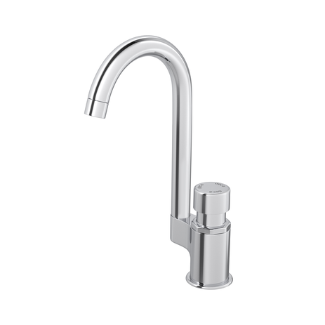 Torneira para Lavatório de Mesa com Fechamento Automático Dematic Eco Bica Alta - Deca Menor preço em Torneira para Lavatório de Mesa com Fechamento Automático Dematic Eco Bica Alta - Deca
