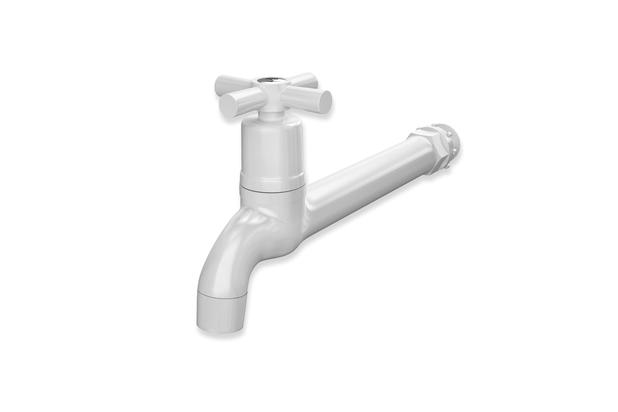 Torneira para Tanque Cano Longo C33 ABS Branco 1/4 de Volta - Aladdin Menor preço em Torneira para Tanque Cano Longo C33 ABS Branco 1/4 de Volta - Aladdin