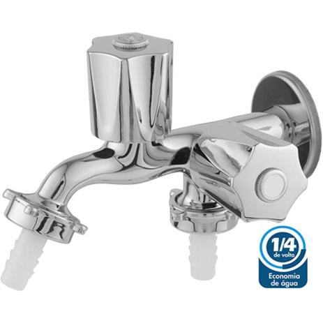 Torneira Para Tanque e Maquina De Lavar 1/4 De Volta Com Bico De Mangueira Com Acabamento C50 - Fort metais é ruim? Torneira Para Tanque e Maquina De Lavar 1/4 De Volta Com Bico De Mangueira Com Acabamento C50 - Fort metais é boa?