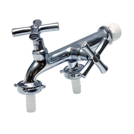 Torneira para tanque e máquina Pertutt 1134 cromada Docol Menor preço em Torneira para tanque e máquina Pertutt 1134 cromada Docol