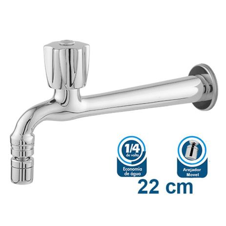 Torneira Para Tanque Longa 22 Centímetros 1/4 de Volta com Bico Móvel em Metal Acabamento C50 - Lg metais é boa?