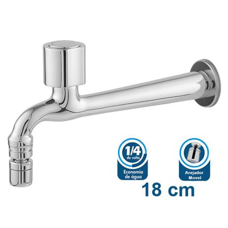 Torneira Para Tanque Reta 18 Centímetros 1/4 de Volta com Bico Móvel em Metal Acabamento C40 - Lg metais é boa?