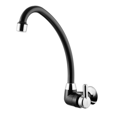 Torneira Plástica de Parede para Cozinha com Bica Móvel Bric 1168 F31 Preta Cromada Lorenzetti Menor preço em Torneira Plástica de Parede para Cozinha com Bica Móvel Bric 1168 F31 Preta Cromada Lorenzetti