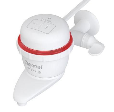 Torneira Prática Eletrônica Touch Branca Zagonel 220v 5500w Menor preço em Torneira Prática Eletrônica Touch Branca Zagonel 220v 5500w