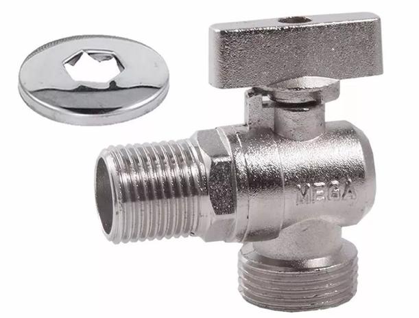 Torneira Registro Esfera Máquina De Lavar Metal 1/2 X 3/4 Higiban Menor preço em Torneira Registro Esfera Máquina De Lavar Metal 1/2 X 3/4 Higiban