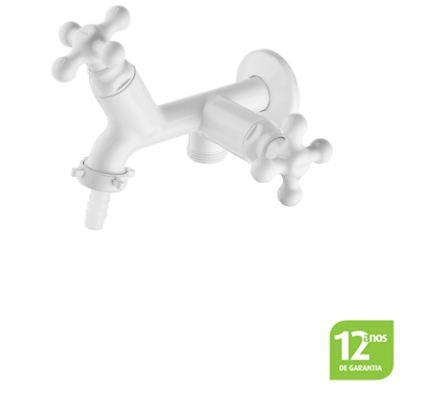 Torneira Tanque E Máquina Em Abs - Viqua Marujá Branca 1/2” Menor preço em Torneira Tanque E Máquina Em Abs - Viqua Marujá Branca 1/2”