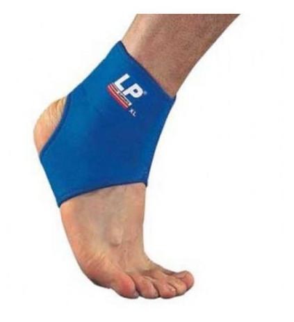 Tornozeleira Curta Em Neoprene Azul GG - Lp support Menor preço em Tornozeleira Curta Em Neoprene Azul GG - Lp support
