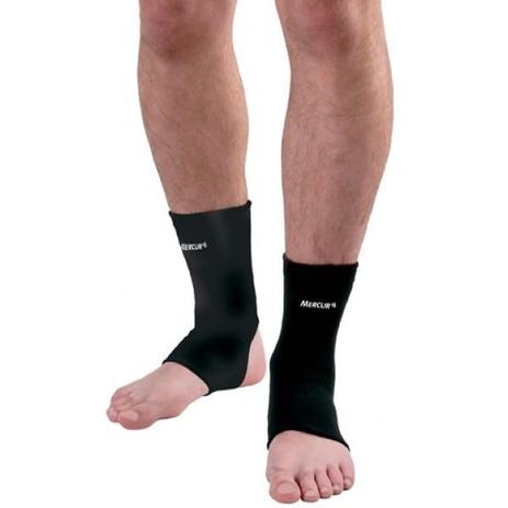 Tornozeleira Elástica Mercur - G, preto, 1 par Menor preço em Tornozeleira Elástica Mercur - G, preto, 1 par