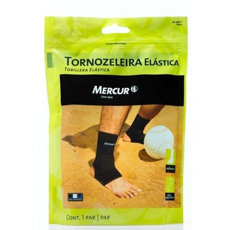 Tornozeleira Elástica Mercur - M, preto Menor preço em Tornozeleira Elástica Mercur - M, preto