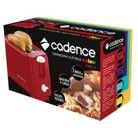 Torradeira Cadence Colors Tor111 - 127v - Vermelho Menor preço em Torradeira Cadence Colors Tor111 - 127v - Vermelho