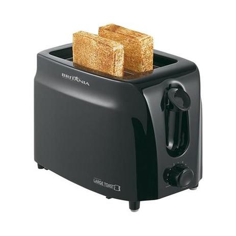 Torradeira Large Toast 127v Preta Britânia - Philco Menor preço em Torradeira Large Toast 127v Preta Britânia - Philco