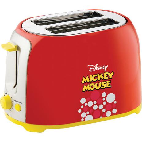 Torradeira Mallory Mickey Mouse Vermelha 127V Menor preço em Torradeira Mallory Mickey Mouse Vermelha 127V