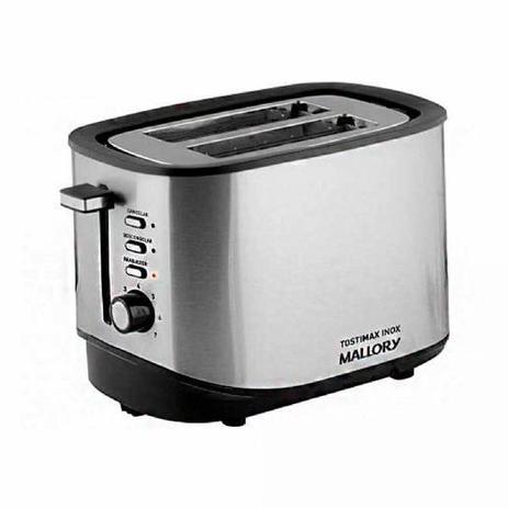 Torradeira Mallory Tostimax, Inox e Preta, B96000192, 220V Menor preço em Torradeira Mallory Tostimax, Inox e Preta, B96000192, 220V