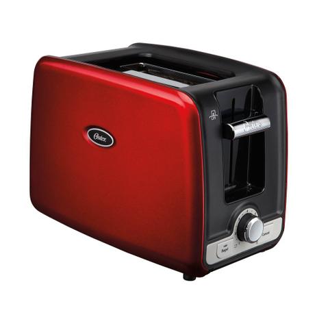 Torradeira Oster Square Retro Toast Vermelha Menor preço em Torradeira Oster Square Retro Toast Vermelha