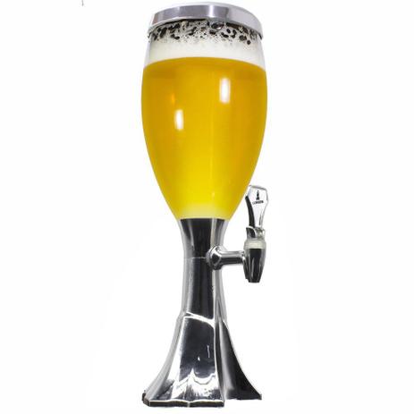 Torre de Chopp Prateada 2 Litros iluminação de led colorido GT14040-S - Lorben é boa?