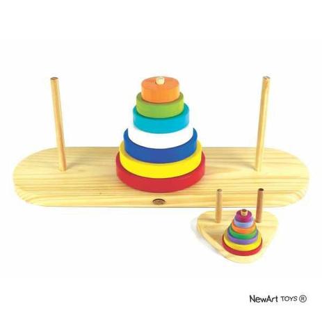 Torre de Hanói Gigante - Material Pedagógico - Newart é ruim? Torre de Hanói Gigante - Material Pedagógico - Newart é boa?