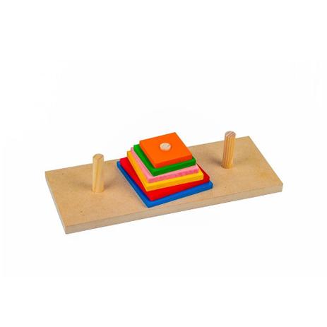 Torre De Hanoi Mdf Com 6 Peças - Carlu Menor preço em Torre De Hanoi Mdf Com 6 Peças - Carlu