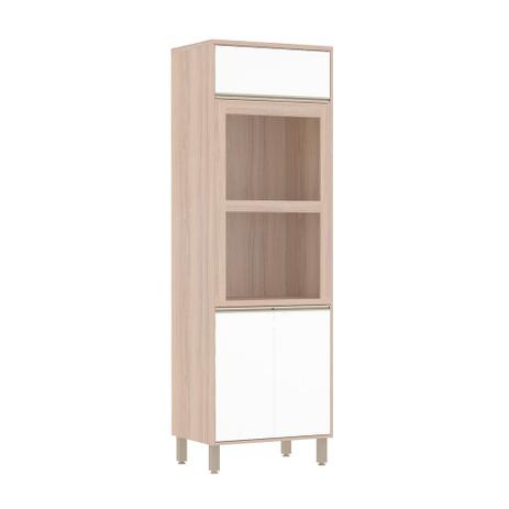 Torre Luciane 70cm Nicho para Microondas 3 Portas e 2 Nichos Yara Menor preço em Torre Luciane 70cm Nicho para Microondas 3 Portas e 2 Nichos Yara