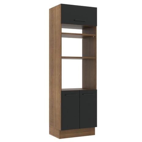 Torre Quente Madesa Agata 70 cm 3 Portas - Rustic/Preto Menor preço em Torre Quente Madesa Agata 70 cm 3 Portas - Rustic/Preto