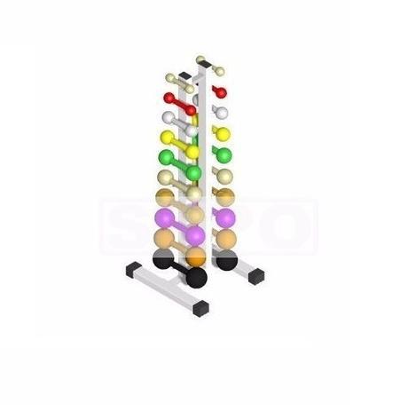 Torre Suporte Completo com 20 Halteres Emborrachado 1 a 10 Kg - Sepo - pesos Menor preço em Torre Suporte Completo com 20 Halteres Emborrachado 1 a 10 Kg - Sepo - pesos