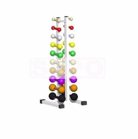 Torre Suporte para 20 Halteres de Chão Branco - Sepo. Menor preço em Torre Suporte para 20 Halteres de Chão Branco - Sepo.