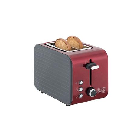Tostador de pães Black Decker vermelho 220v - Black+decker Menor preço em Tostador de pães Black Decker vermelho 220v - Black+decker