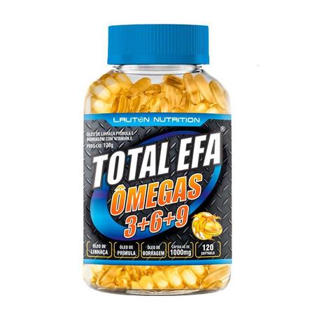 Total EFA Ômegas 3 6 9 - 120 Cápsulas - Lauton - Lauton naturals Menor preço em Total EFA Ômegas 3 6 9 - 120 Cápsulas - Lauton - Lauton naturals