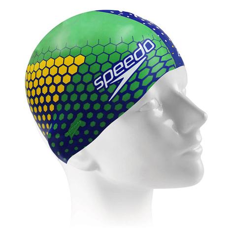 Touca De Natação Eu Amo Brasil Tamanho Único Verde Speedo Menor preço em Touca De Natação Eu Amo Brasil Tamanho Único Verde Speedo