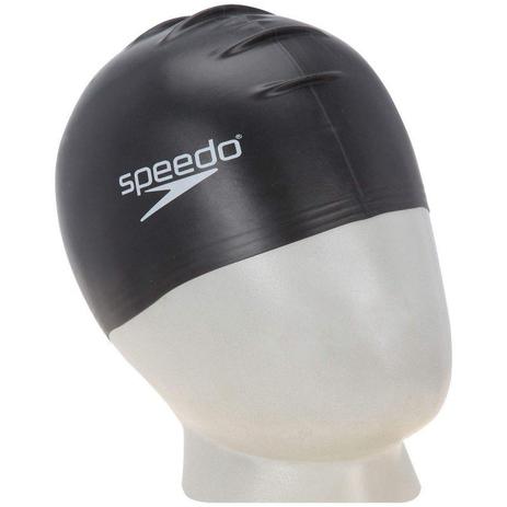 Touca de Natação Lisa  Junior Swim Cap em Silicone Preto - Speedo é boa?