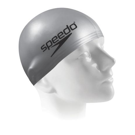 Touca De Natação Slim Cap Cinza Prata U Speedo Menor preço em Touca De Natação Slim Cap Cinza Prata U Speedo