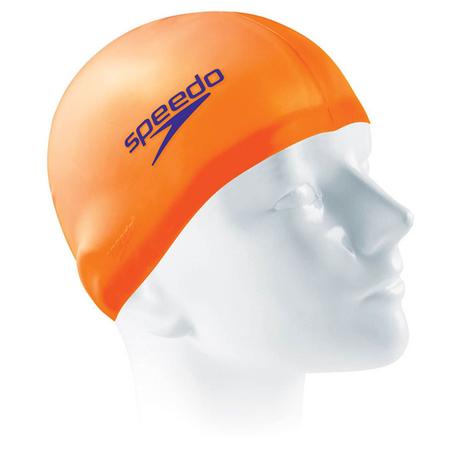 Touca Esportiva Silicone Lisa Laranja Neon Tamanho Único Speedo Menor preço em Touca Esportiva Silicone Lisa Laranja Neon Tamanho Único Speedo