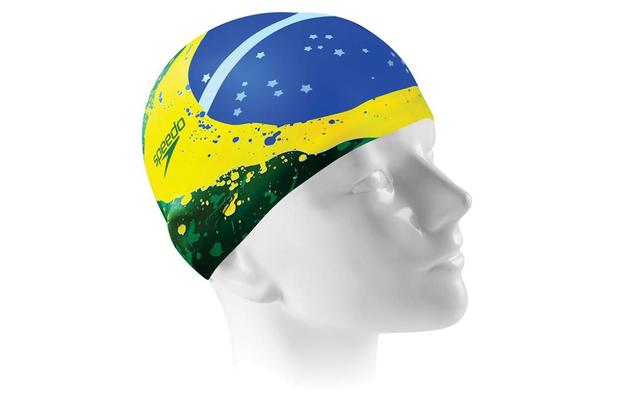 Touca para Natação Brazil Flat Cap Colorido Tam Único - Speedo é ruim? Touca para Natação Brazil Flat Cap Colorido Tam Único - Speedo é boa?