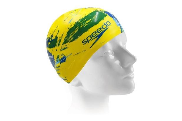 Touca para Natação Speedo Eu Amo o Brasil Personalizado Menor preço em Touca para Natação Speedo Eu Amo o Brasil Personalizado