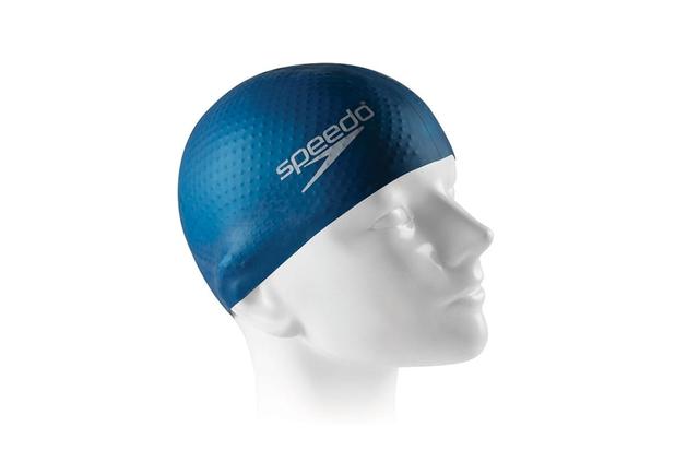 Touca para Natação Speedo Massage Azul Royal Menor preço em Touca para Natação Speedo Massage Azul Royal