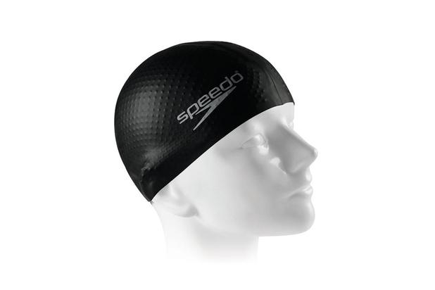 Touca para Natação Speedo Massage Preto Menor preço em Touca para Natação Speedo Massage Preto