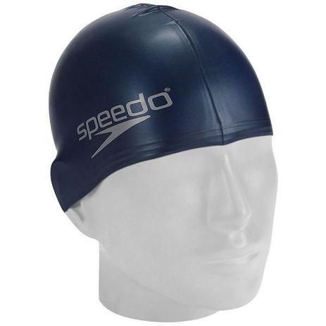 Touca para Natação Speedo Slim Cap Marinho Menor preço em Touca para Natação Speedo Slim Cap Marinho
