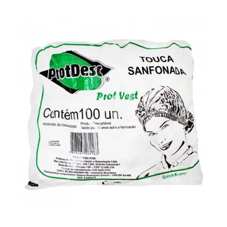 Touca Sanfonada Descartável C/100 - Protdesc - Diversos Menor preço em Touca Sanfonada Descartável C/100 - Protdesc - Diversos