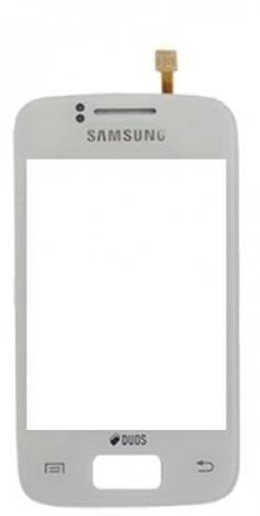 Touch Samsung Galaxy Y Duos S6102 Branco - 1ª Linha Menor preço em Touch Samsung Galaxy Y Duos S6102 Branco - 1ª Linha